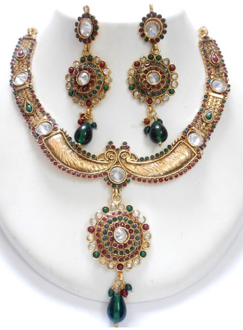 Polki Jewellery Set